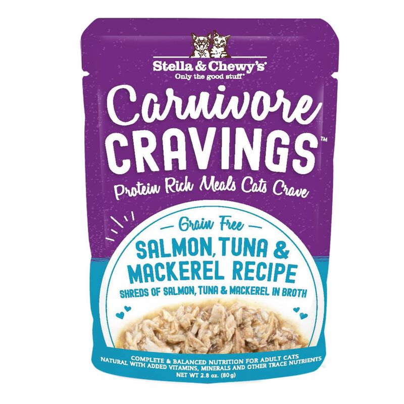 Carnivore Cravings Salmon, Tuna & Mackerel Recipe Cat Food image number 1