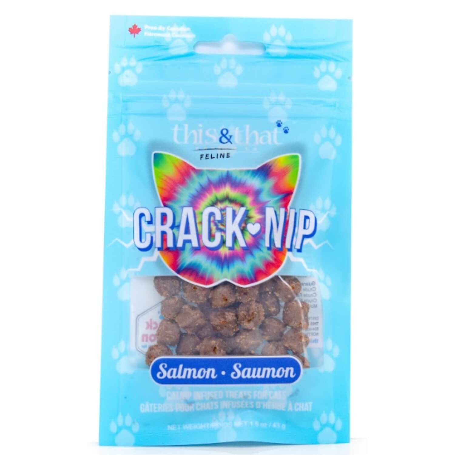 This & That Canine Co Crack-Nip Catnip Infused Fish Cat Treats