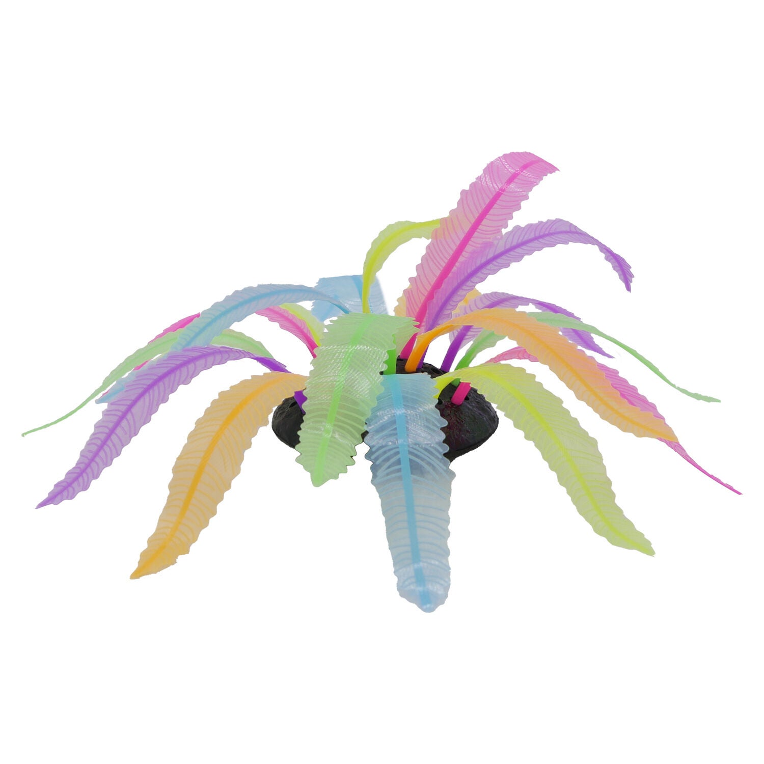 Penn-Plax Tide & Treasure Silicone Sea Anemone Aquarium Decor