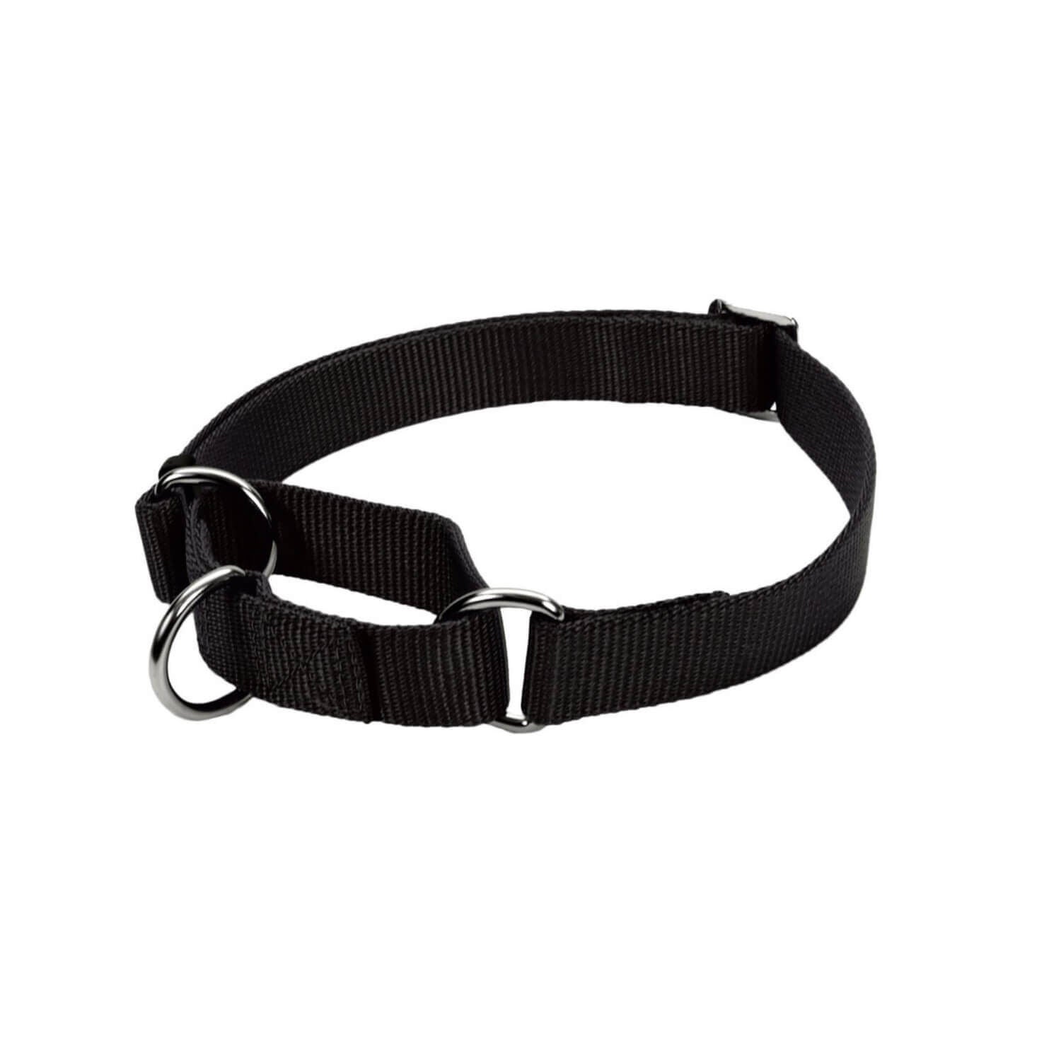 Coastal Pet Products No! Slip Martingale Adjustable Dog Collar, Black