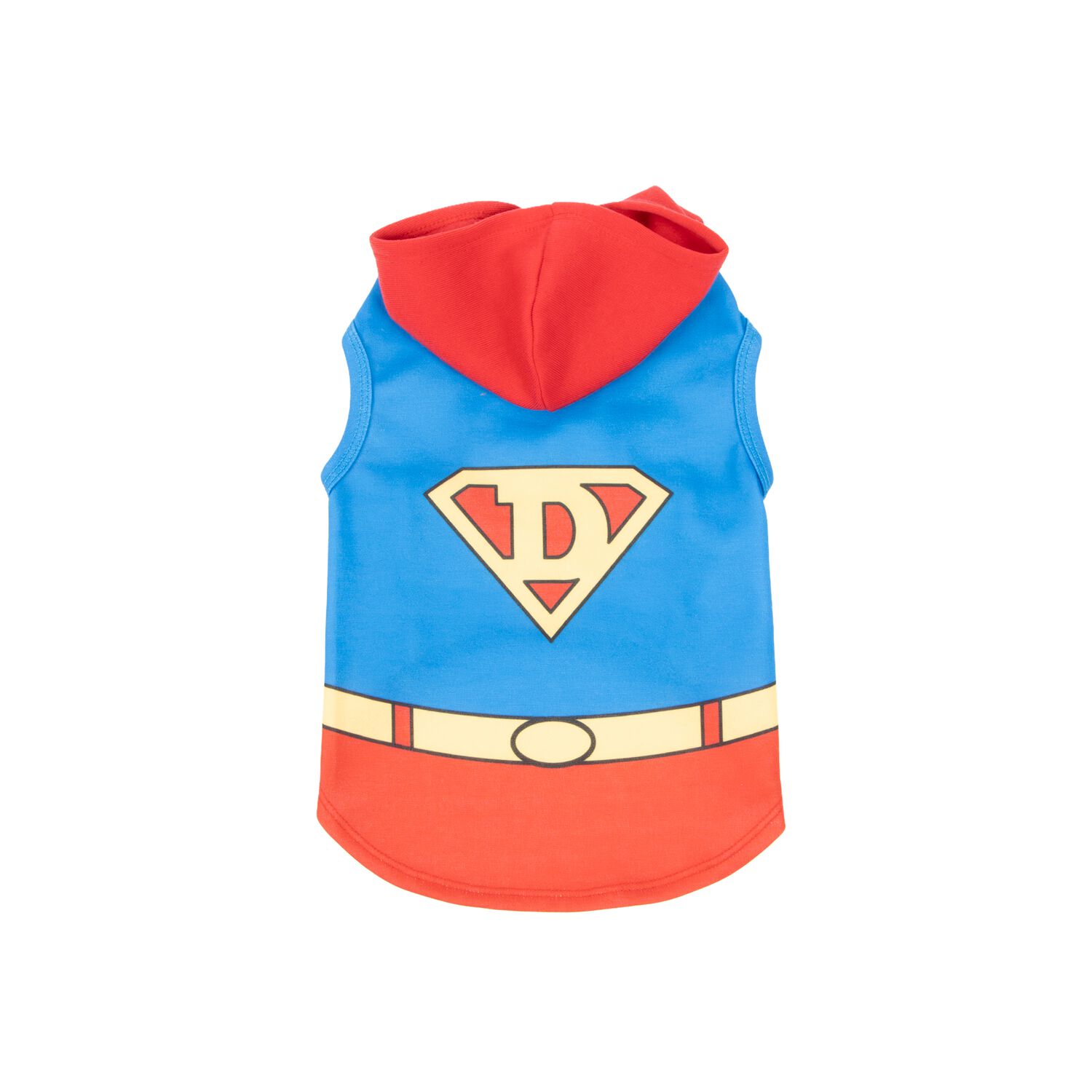 Aristopet Superhero Halloween Costume Dog Hoodie, Blue, Extra Large