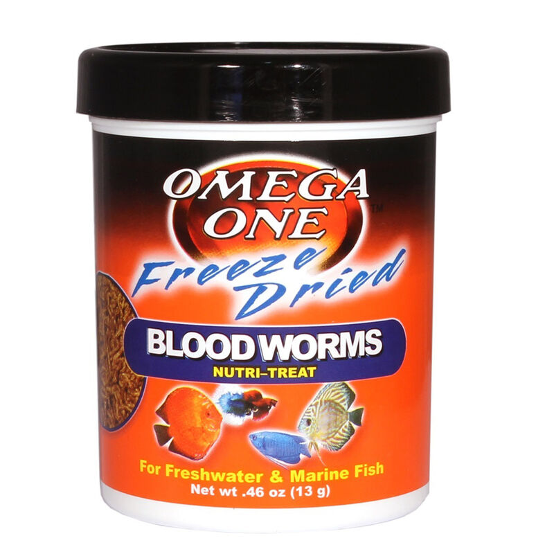 Freeze Dried Bloodworms Fish Food image number 1