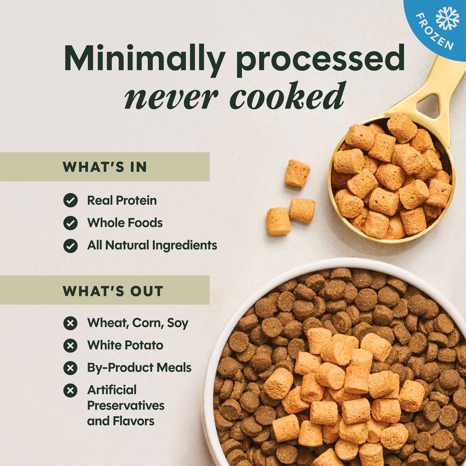 Instinct Frozen Raw Boost Mixers Grain-Free Gut Health Recipe Dog Food Topper, 1.25-Lb Bag
