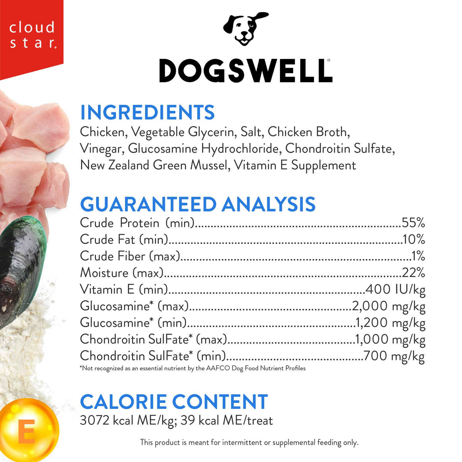 Dogswell Hip & Joint Grain-Free Chicken Jerky Dog Treats, 24-Oz