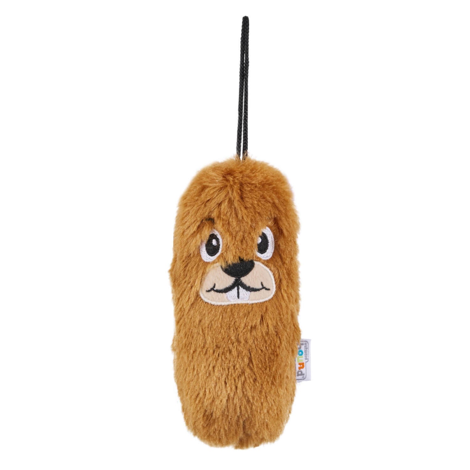 Outward Hound Tail Teaser Wand Replacement Squeaky Plush Dog Toy, Beaver