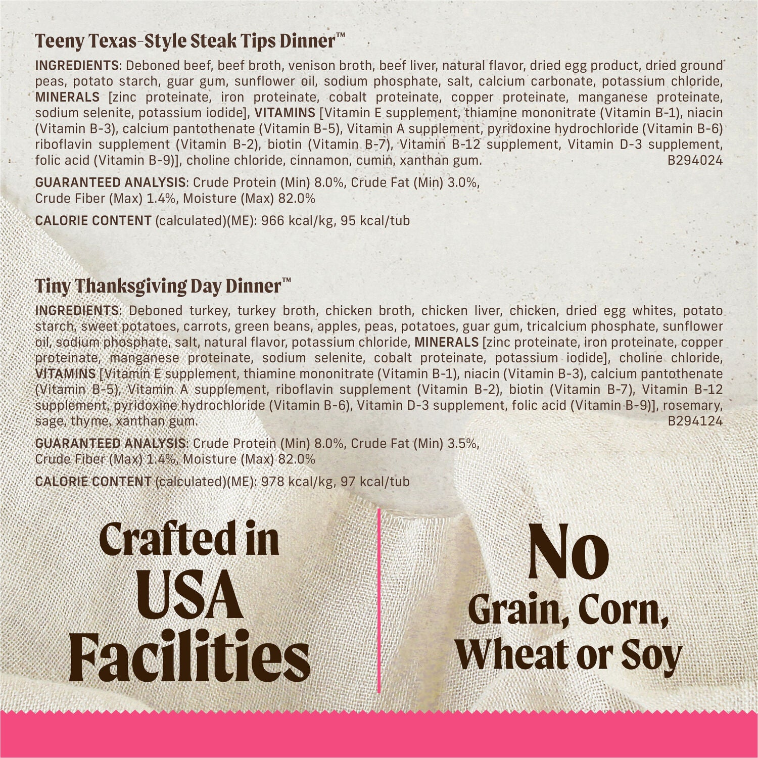 Merrick Lil&rsquo; Plates Grain Free Dinner Duos Soft Natural Wet Small Dog Food Variety Pack, Beef And Turkey 12-3.5-Oz Cups