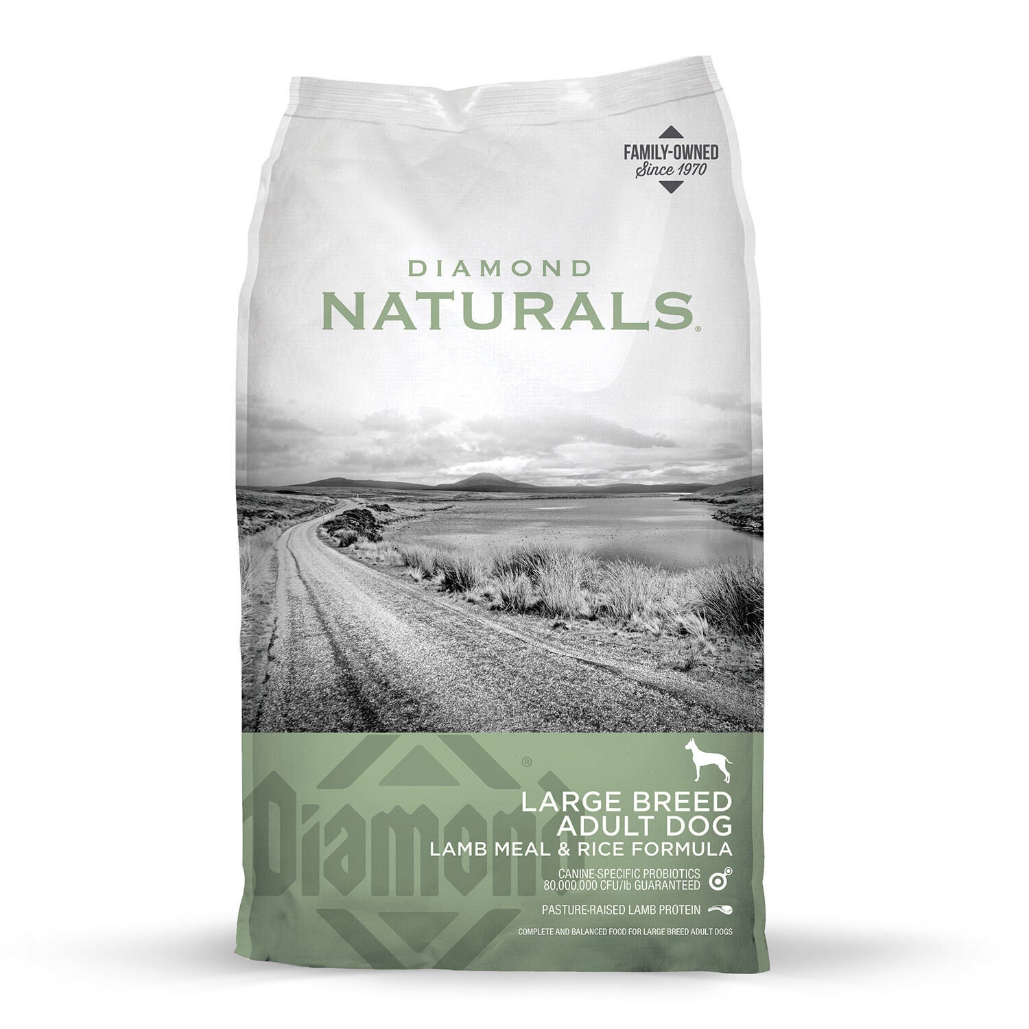 Diamond Naturals Large Breed Adult Lamb & Rice Formula Dry Dog Food, 40-Lb
