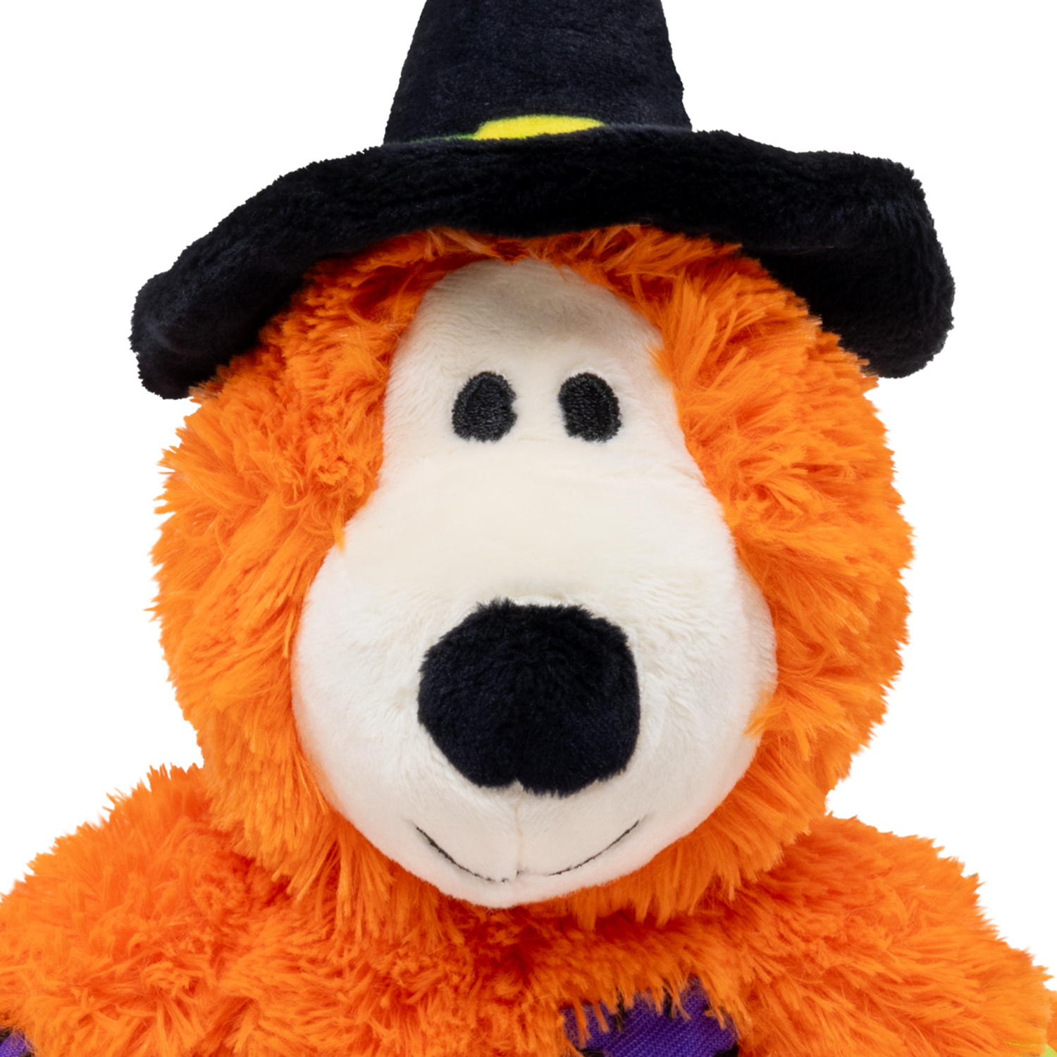 Kong Halloween Wild Knots Witch Bear Squeaky Plush Dog Toy, Purple, Medium/Large