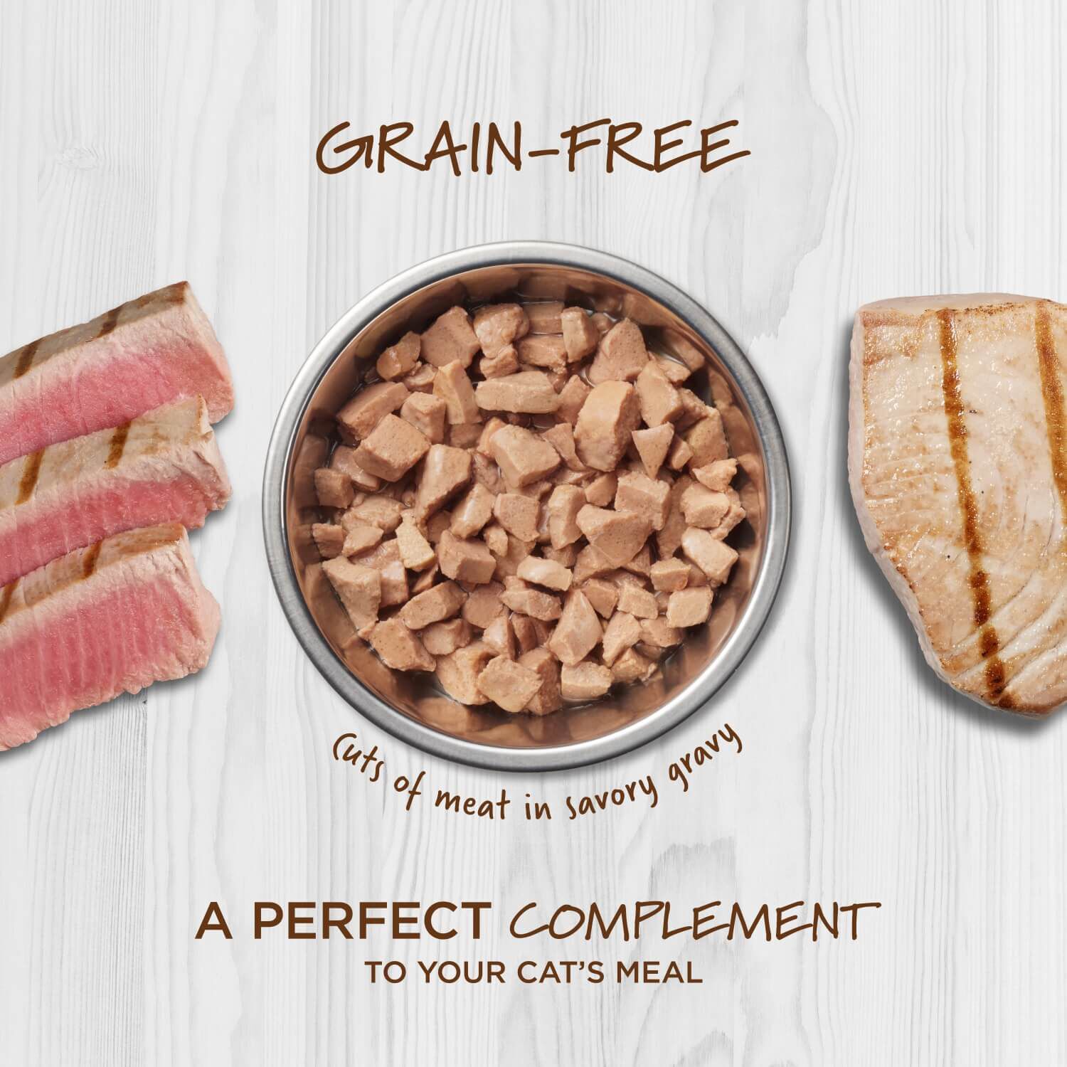 Instinct Healthy Cravings Grain-Free Real Tuna Recipe In Savory Gravy Wet Cat Food Topper