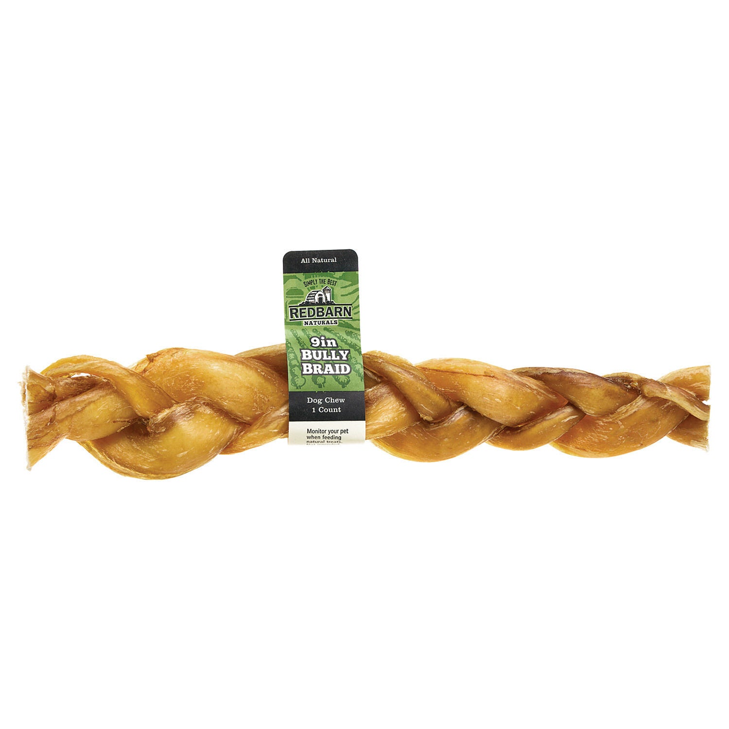Redbarn Naturals 5 In Braided Bully Stick Dog Treat
