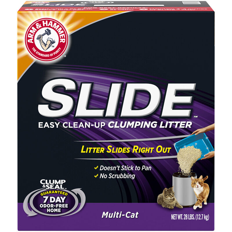 Clump & Seal Slide Multi Cat Easy Clean Up Clumping Cat Litter image number 2
