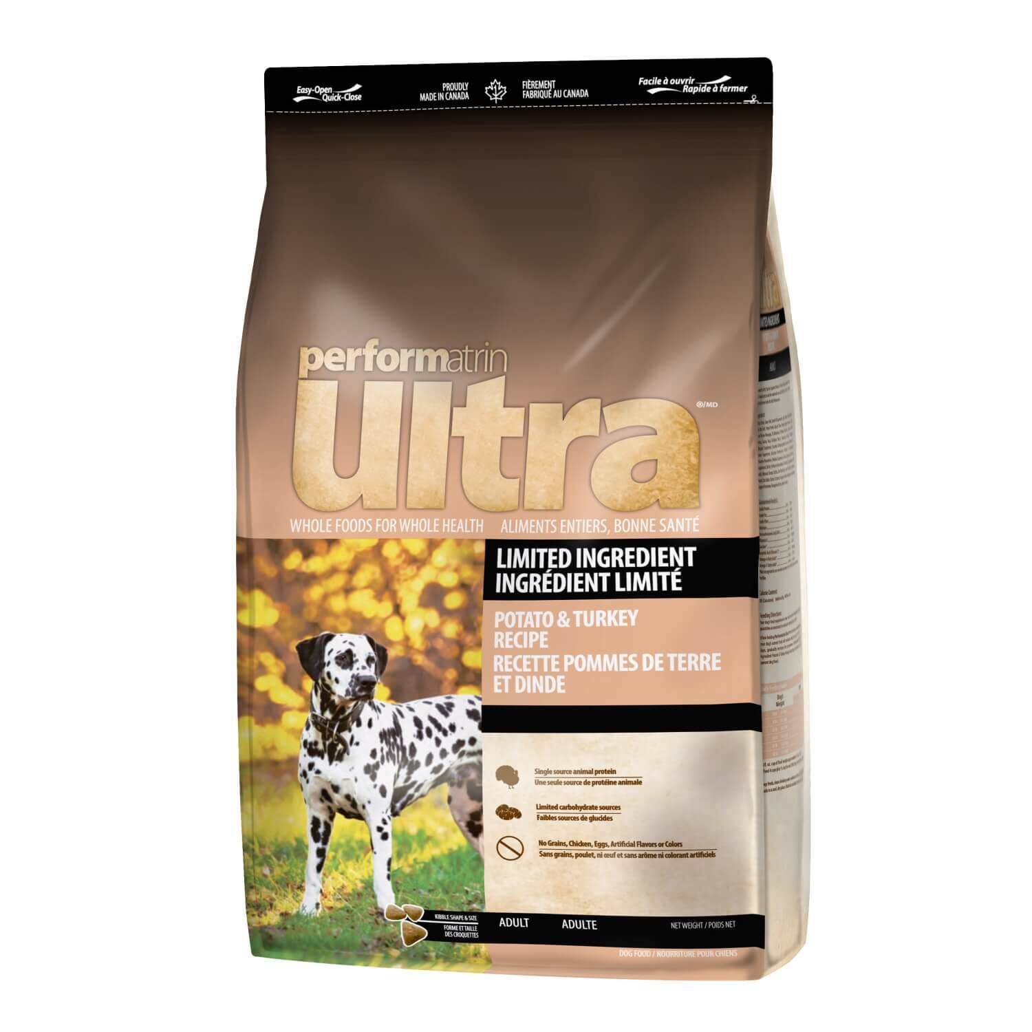 Performatrin Ultra Limited Ingredient Potato & Turkey Adult Formula Dry Dog Food