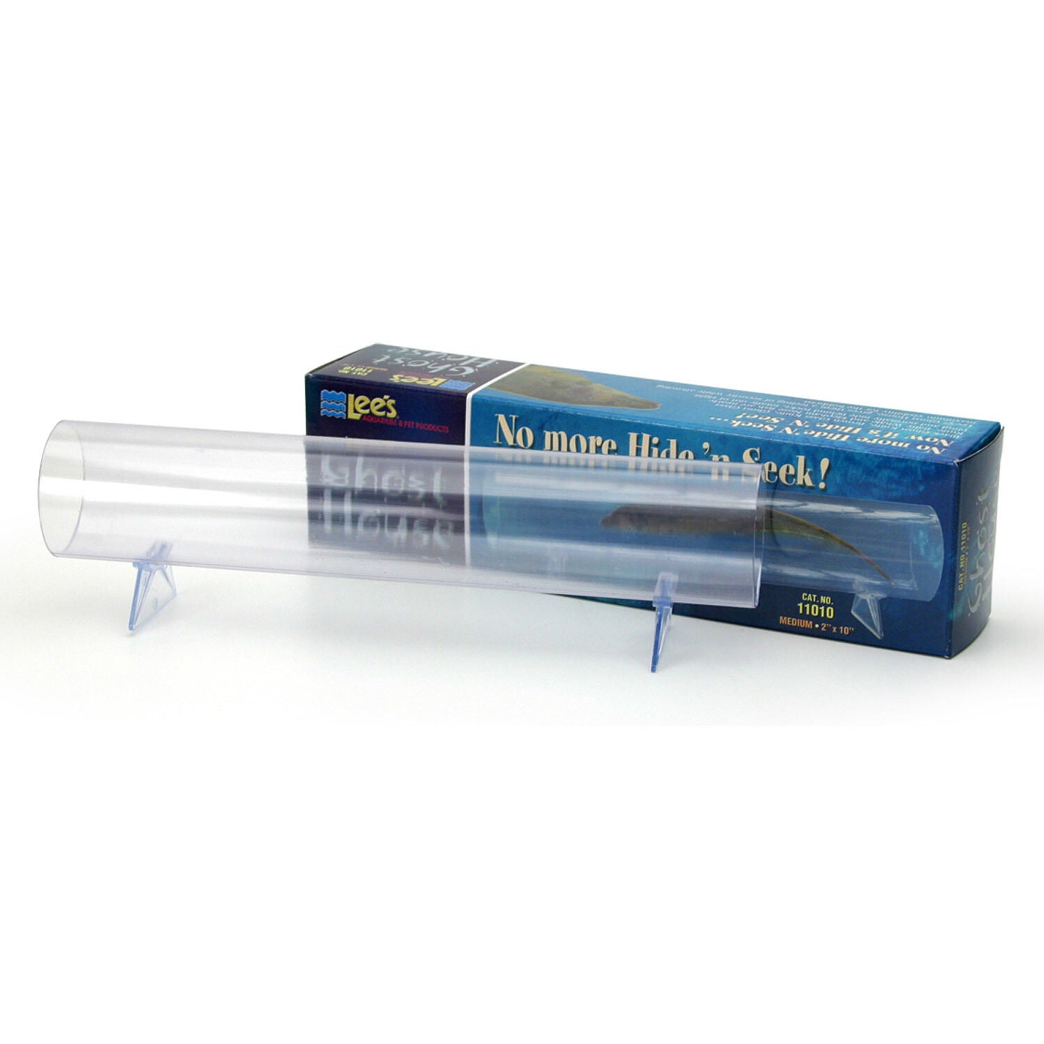 Lee's Aquarium & Pet Products Ghost House Clear, 10 In