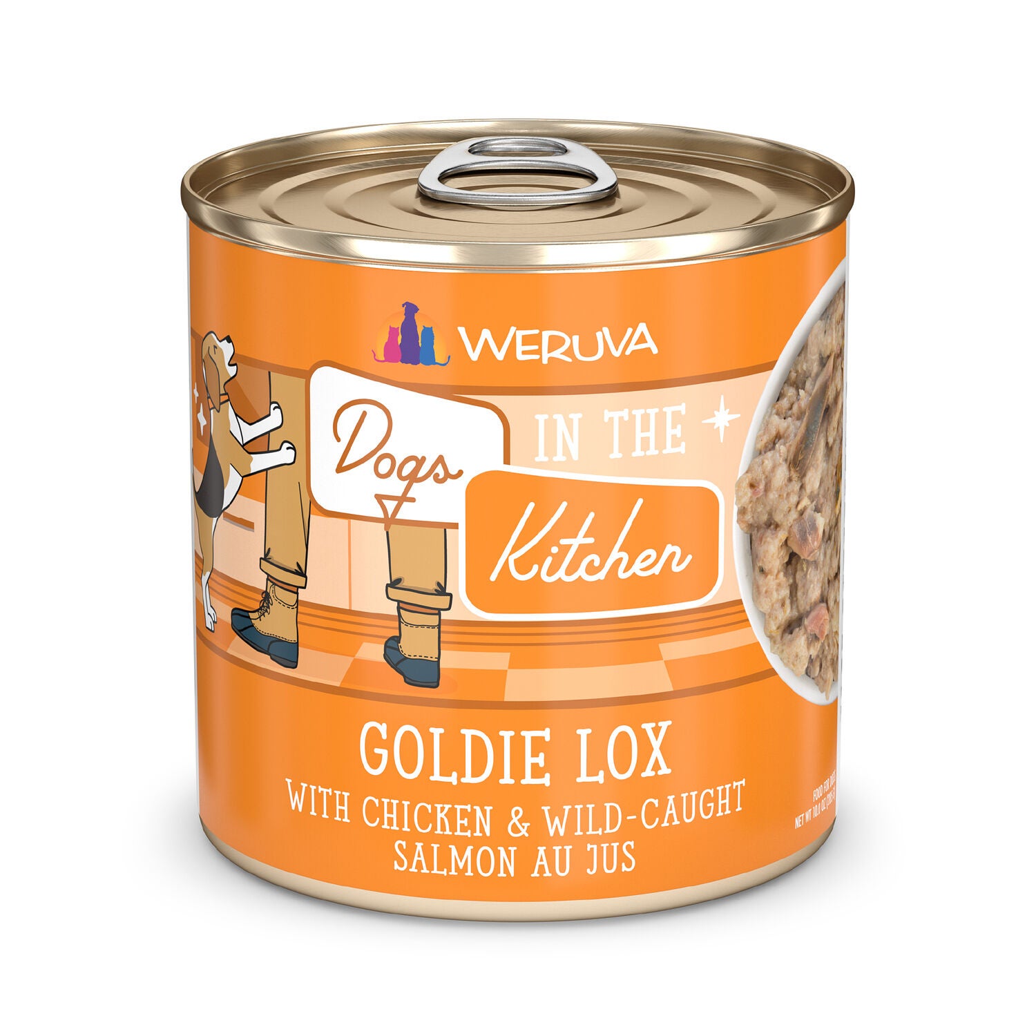 Weruva Dogs In The Kitchen Wet Dog Food, Goldie Lox With Chicken & Wild Caught Salmon