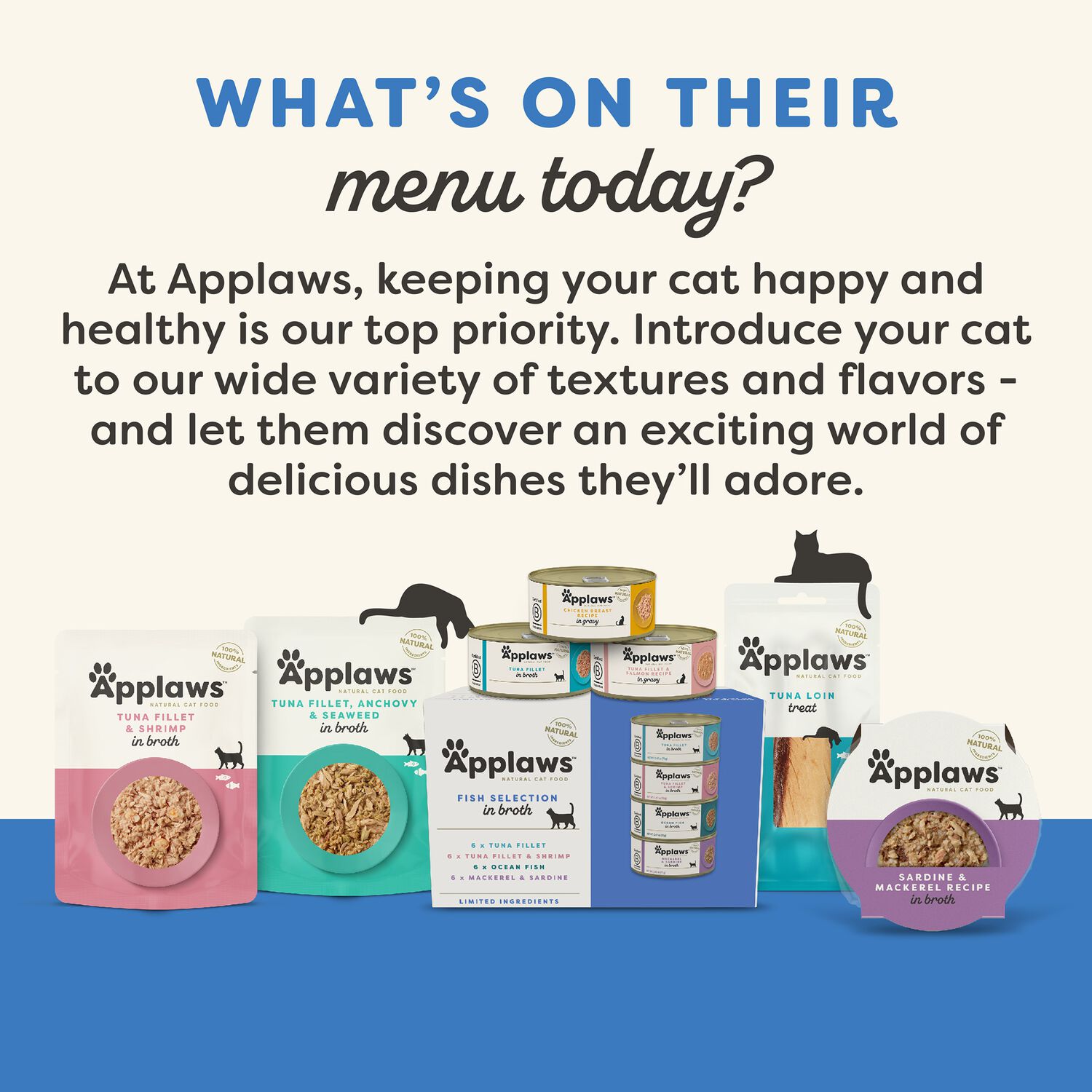 Applaws&trade; Natural Wet Cat Food, Tuna Flakes With Salmon In Gravy, 2.47-Oz