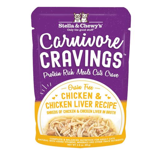 Carnivore Cravings Chicken & Chicken Liver Recipe Cat Food