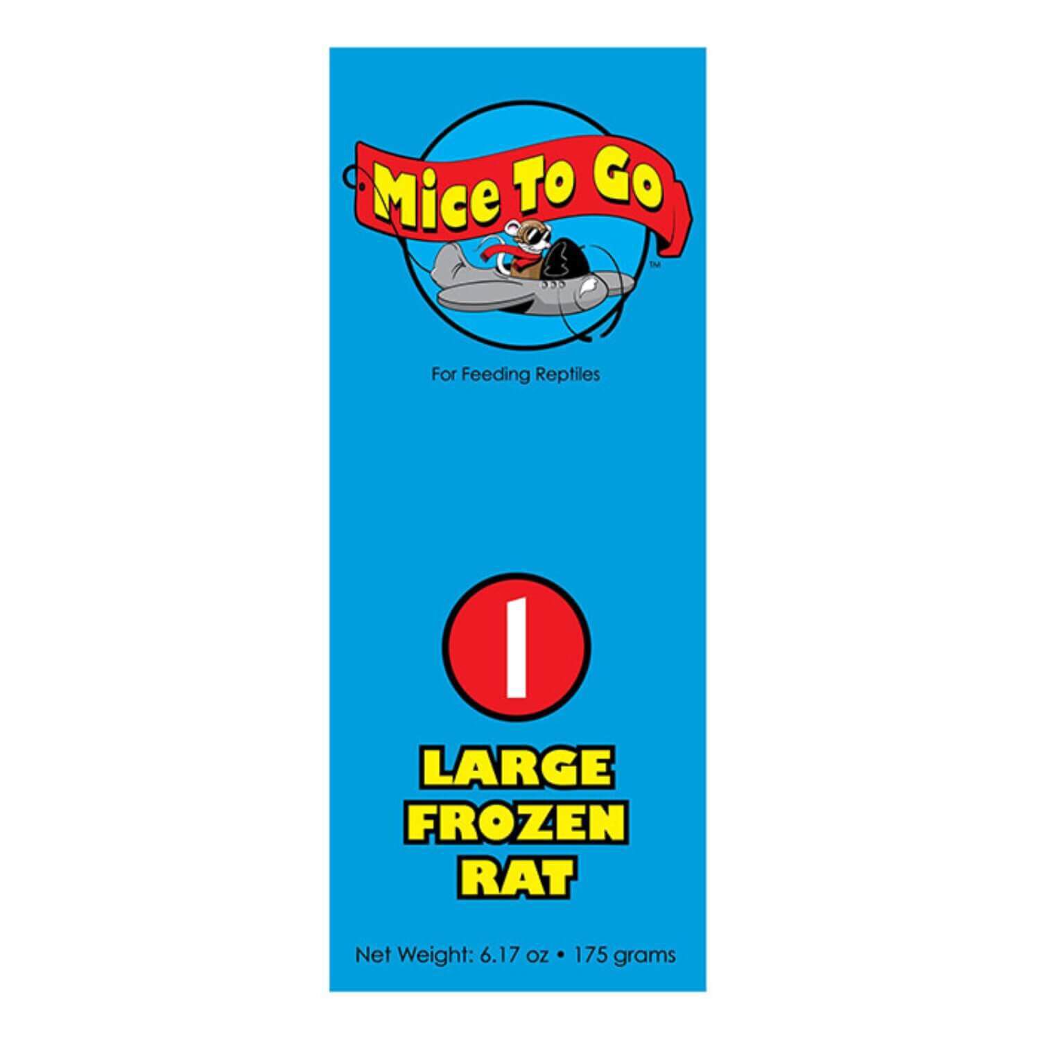 Mice To Go - Large Rat Frozen Reptile Food - 1 Count