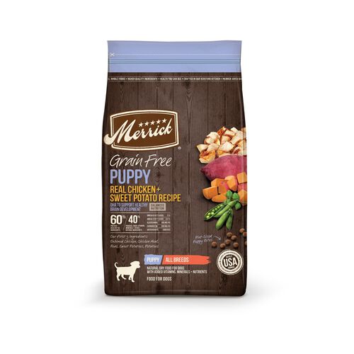 Merrick Grain Free Puppy Real Chicken + Sweet Potato Recipe Dog Food