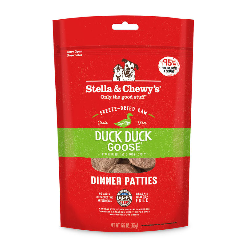 Freeze Dried Duck Duck Goose Patties Dog Food image number 1