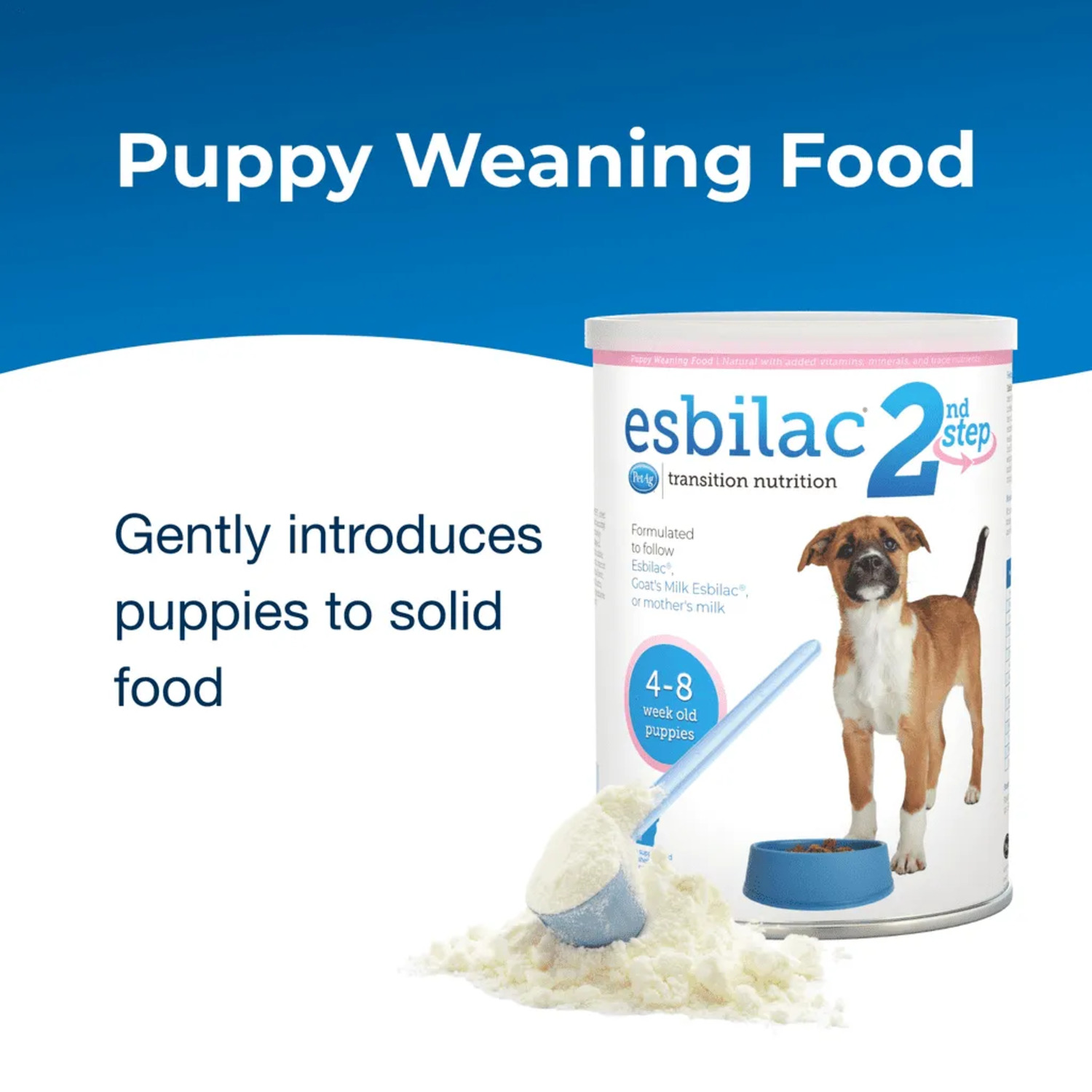 Petag Esbilac 2Nd Step Puppy Weaning Food Milk Replacement Powder, 14-Oz