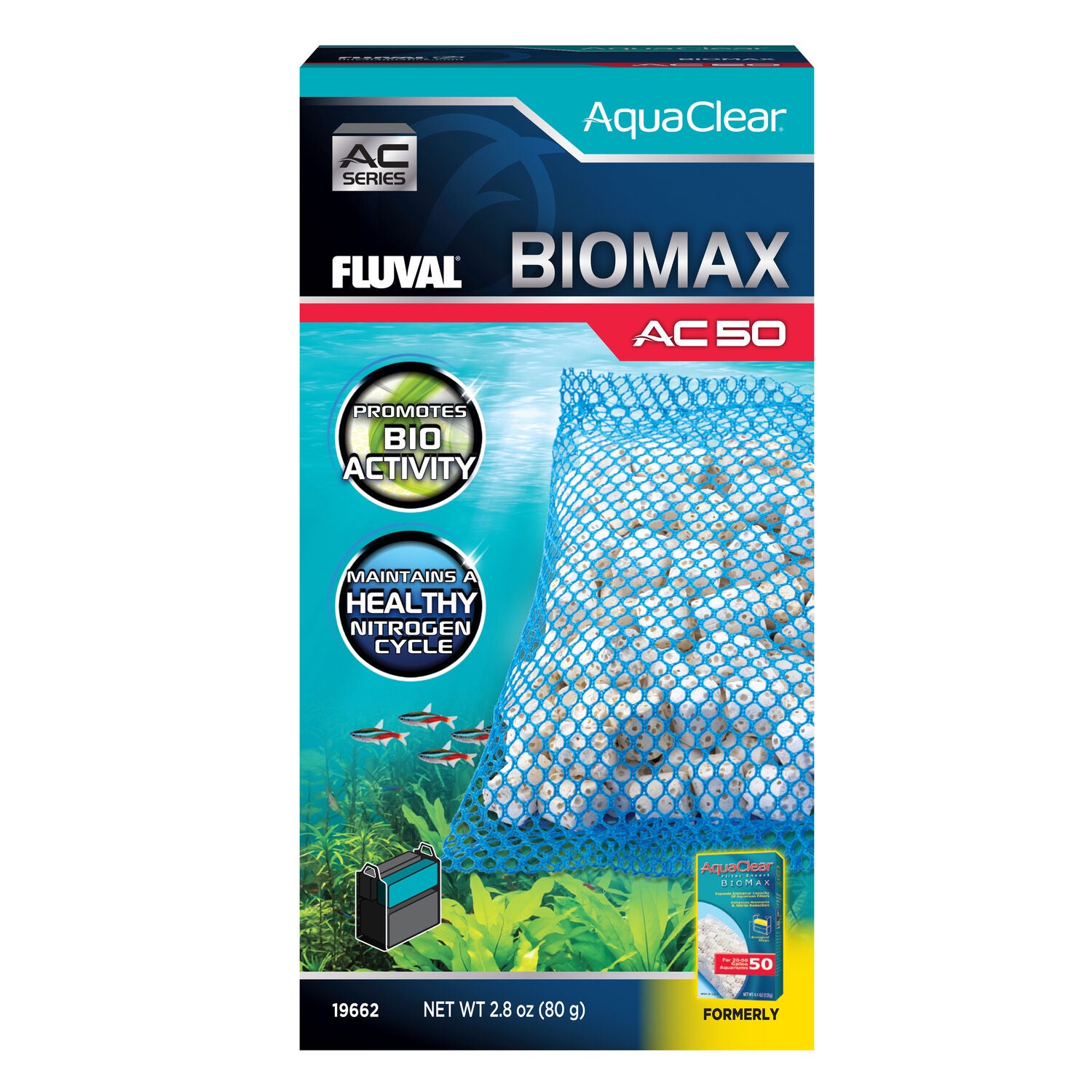 Fluval Aquaclear 20/30 Biomax Insert Filter Media For Aquariums, 3 Pack