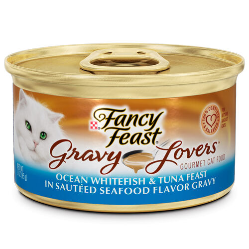 Gravy Lovers Ocean Whitefish & Tuna Feast In Sauteed Seafood Flavor Gravy Cat Food