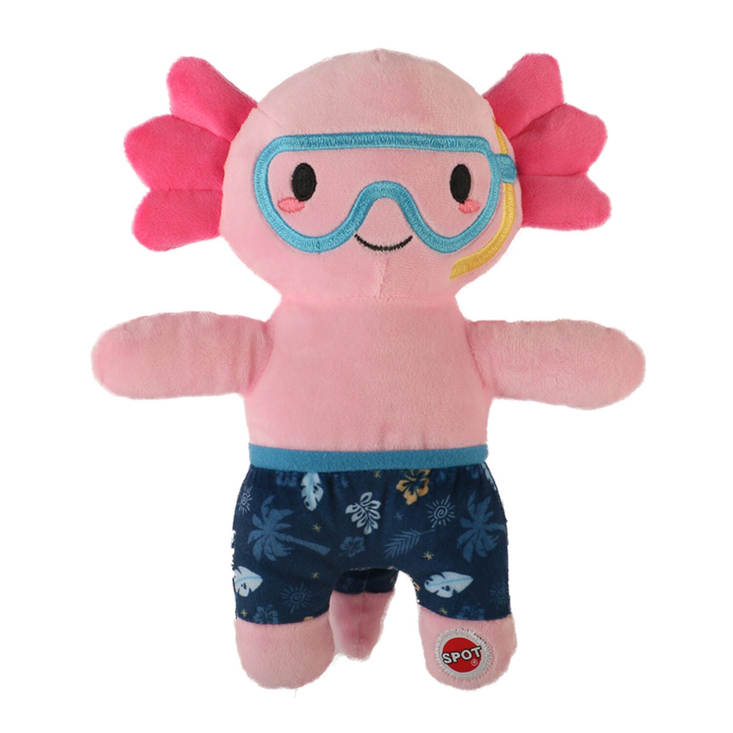 Spot Axolotl In Swimwear Plush Squeaky Dog Toy, 10"