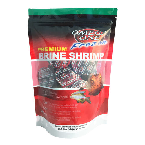 Frozen Brine Shrimp Pod Pouch 30 Ct 4 Oz