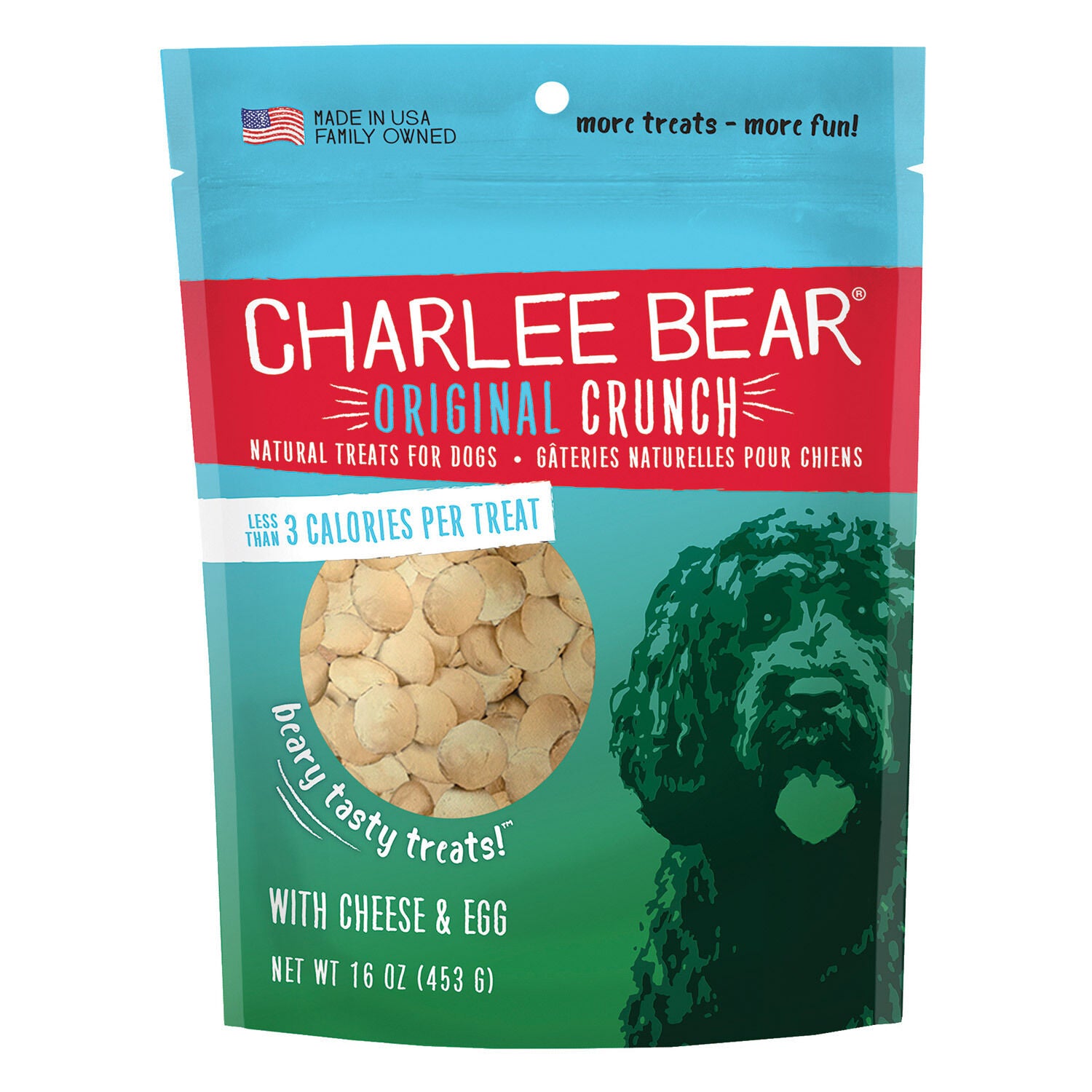 Charlee Bear Original Crunch With Cheese & Egg Dog Treat