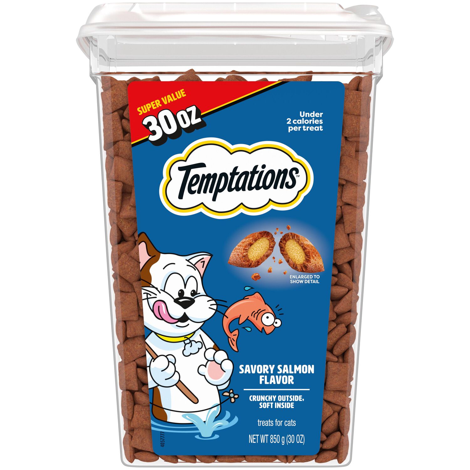 Temptations Classic Salmon Crunchy & Soft Cat Treats