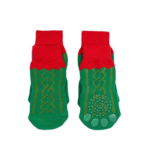 Green Cable Knit Socks