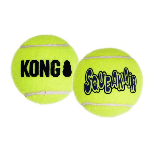 Kong Squeak Air Nonabrasive Tennis Balls, Medium