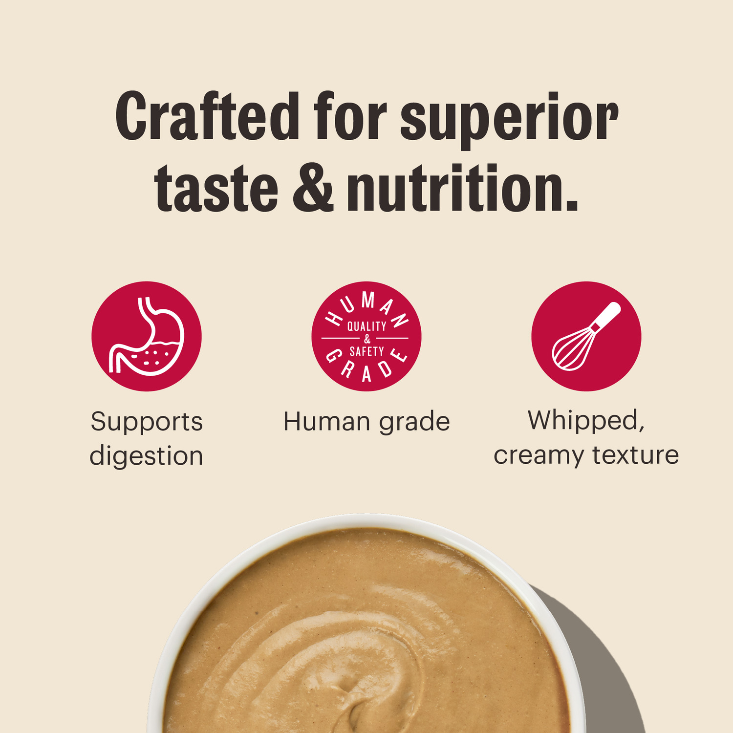 The Honest Kitchen Grain-Free Turkey, Chicken & Duck Recipe In A Creamy Goat's Milk Sauce Mousse Wet Cat Food, 2.8-Oz Pack Of 12