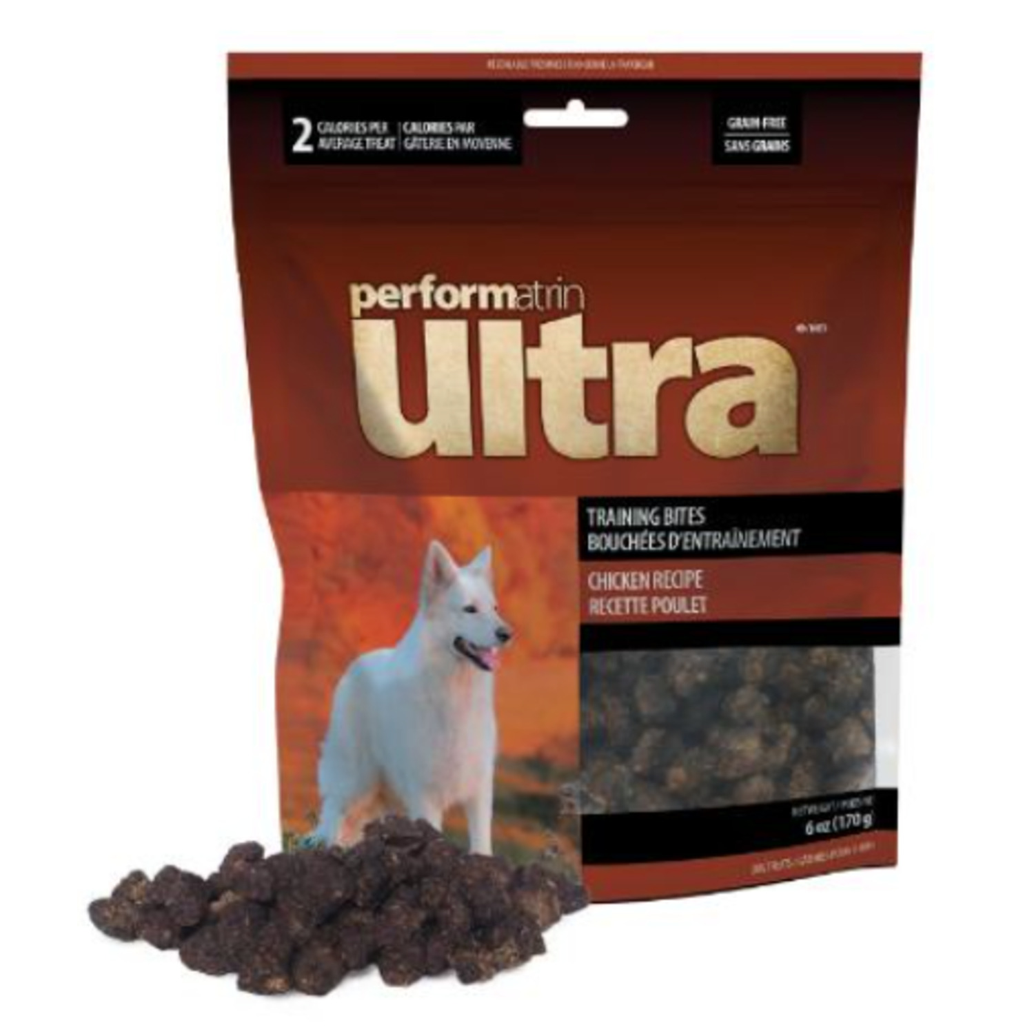 Performatrin Ultra&nbsp;Training Bites Grain-Free Dog Treats, Chicken Recipe, 6-Oz
