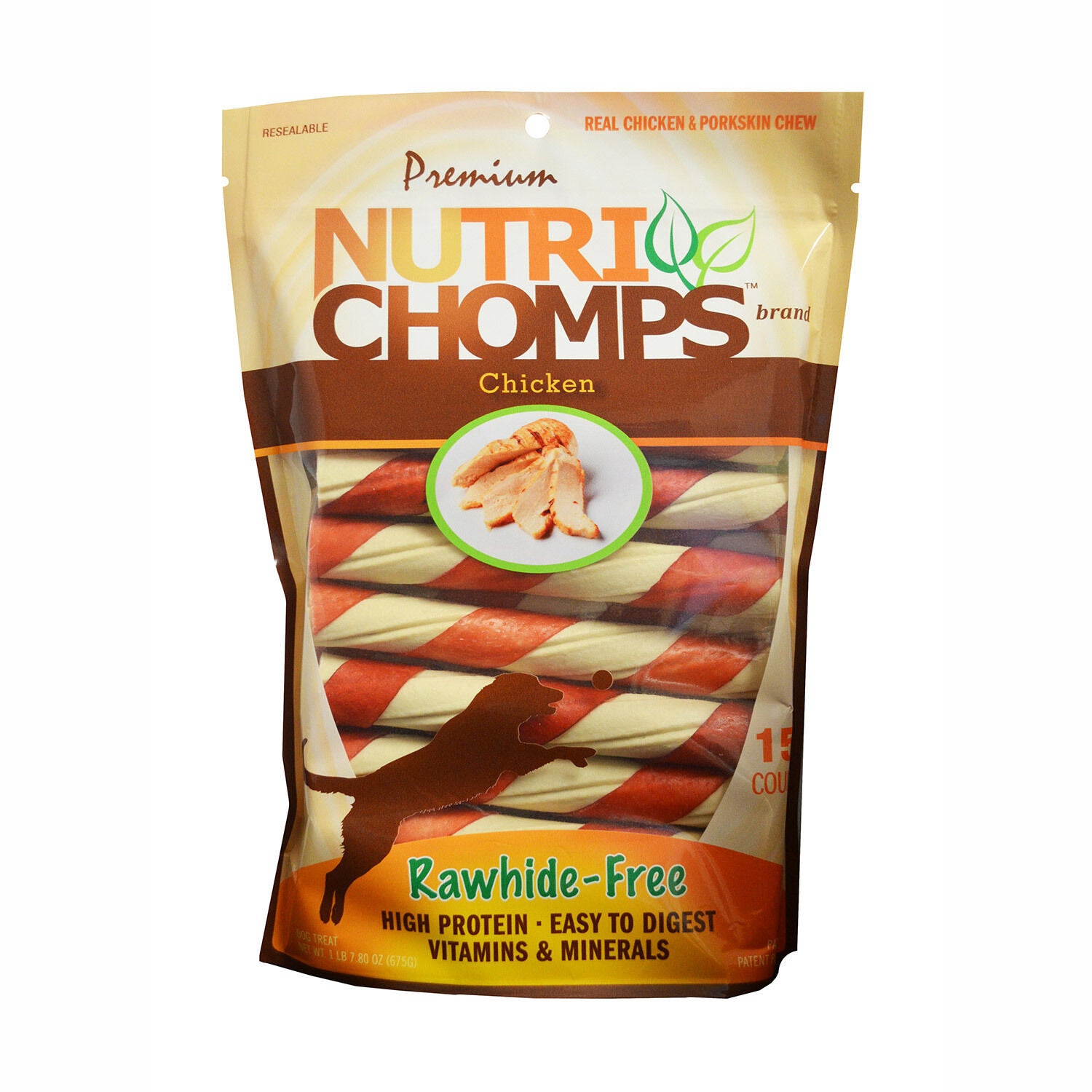 Nutri Chomps Chicken Wrapped Twists Dog Treat