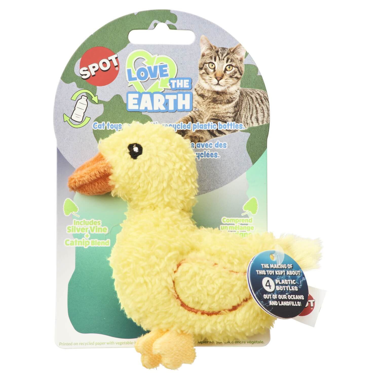 Spot Love The Earth Barnyard Birds Plush Catnip Cat Toy - Assorted Characters