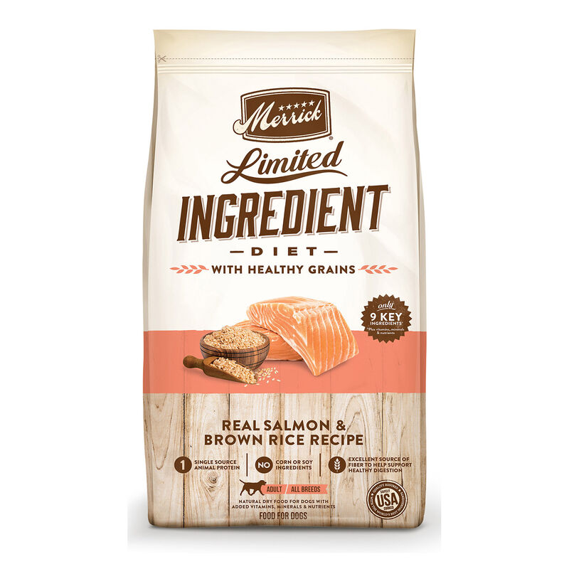 Limited Ingredient Diet Real Salmon & Brown Rice Recipe Dog Food image number 1