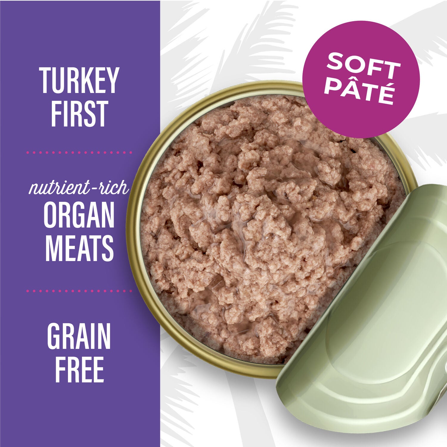 Tiki Cat After Dark Pate Wet Cat Food, Turkey & Turkey Liver, 3 Oz. Can