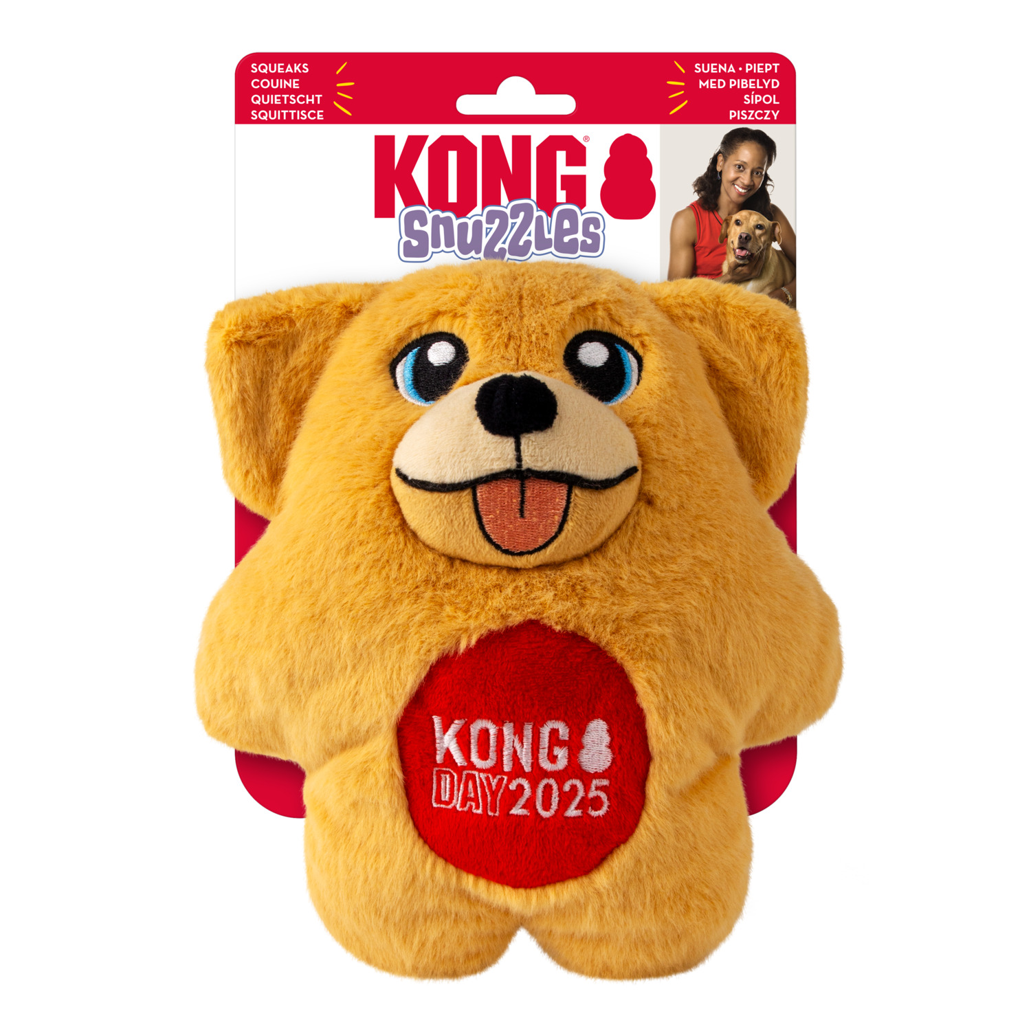 Kong Snuzzles Kong Day 2025 Stuffed Dog Toy, Medium