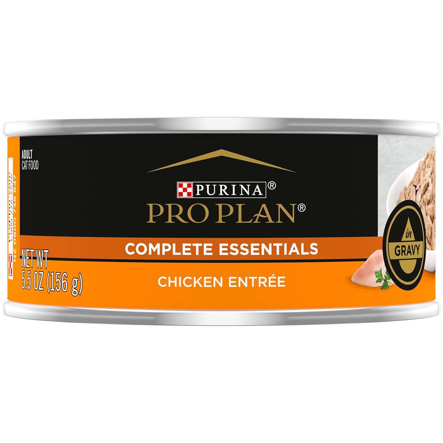 Purina Pro Plan Chicken Entree In Gravy Cat Food, 5.5-Oz Can Pack Of 24