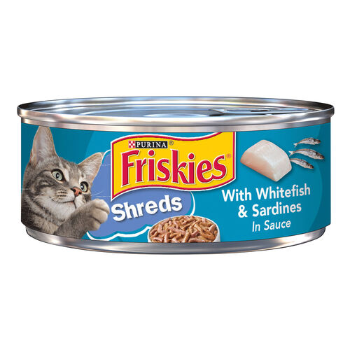 Shreds With Whitefish & Sardines In Sauce Cat Food