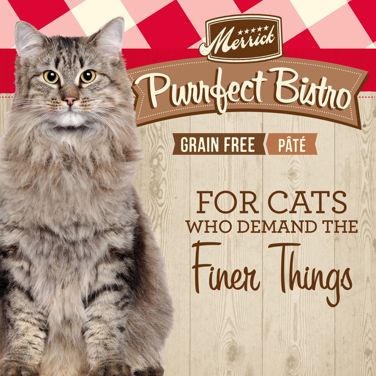 Merrick Purrfect Bistro Grain-Free Premium Pate Adult Wet Cat Food, Beef Recipe, 3-Oz Can Pack Of 24