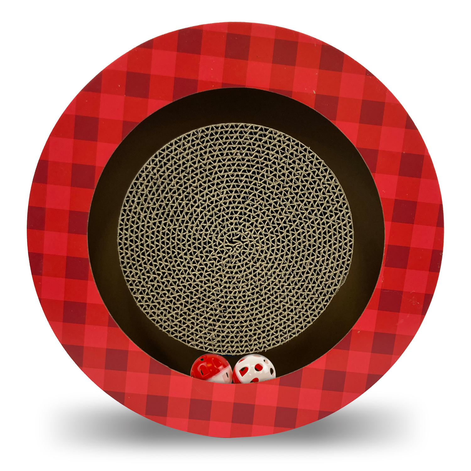 Unique Petz Turbo Cat Scratcher Cat Toy - Red