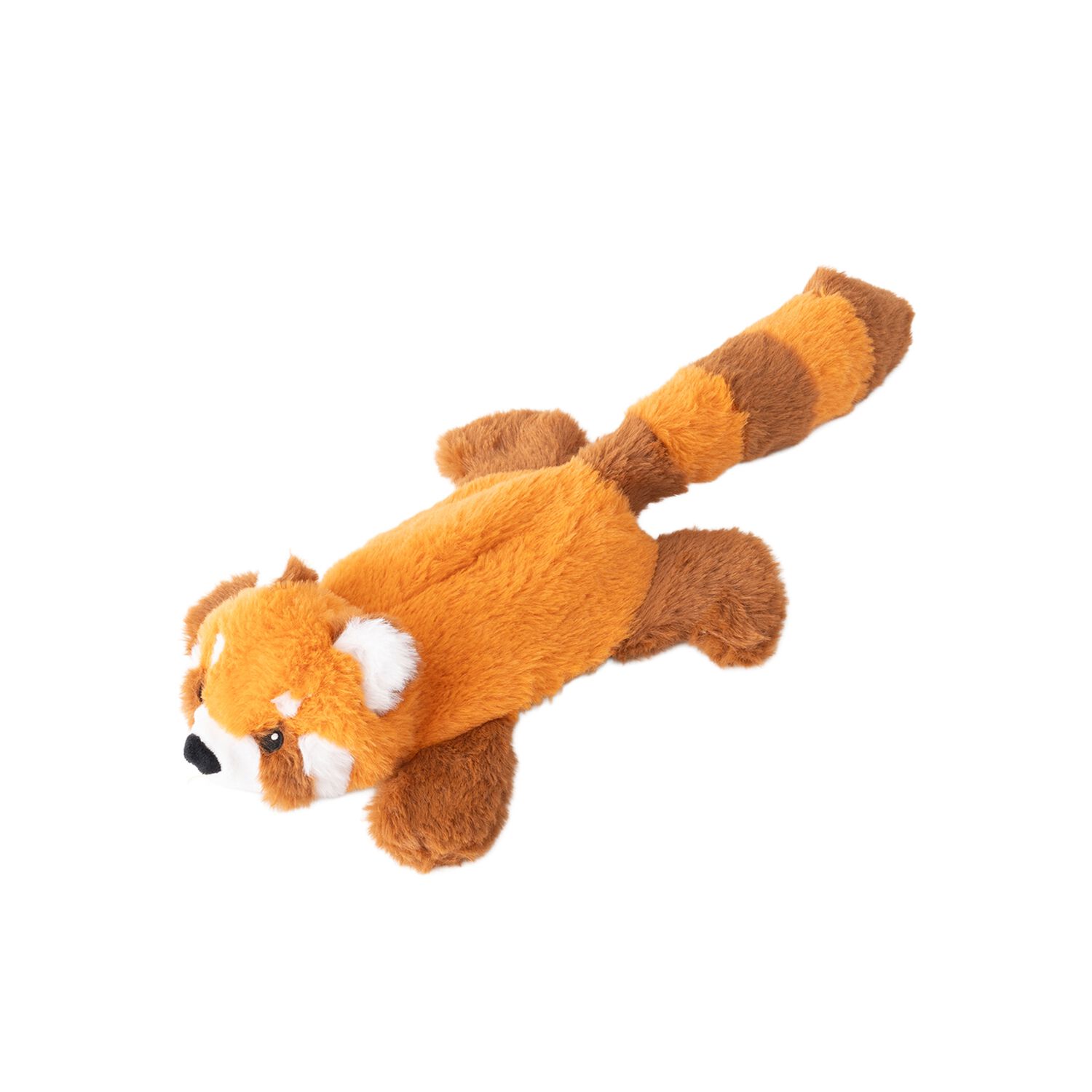 Tall Tails Red Panda Stuffless Squeaker Plush Dog Toy, 16-Inch