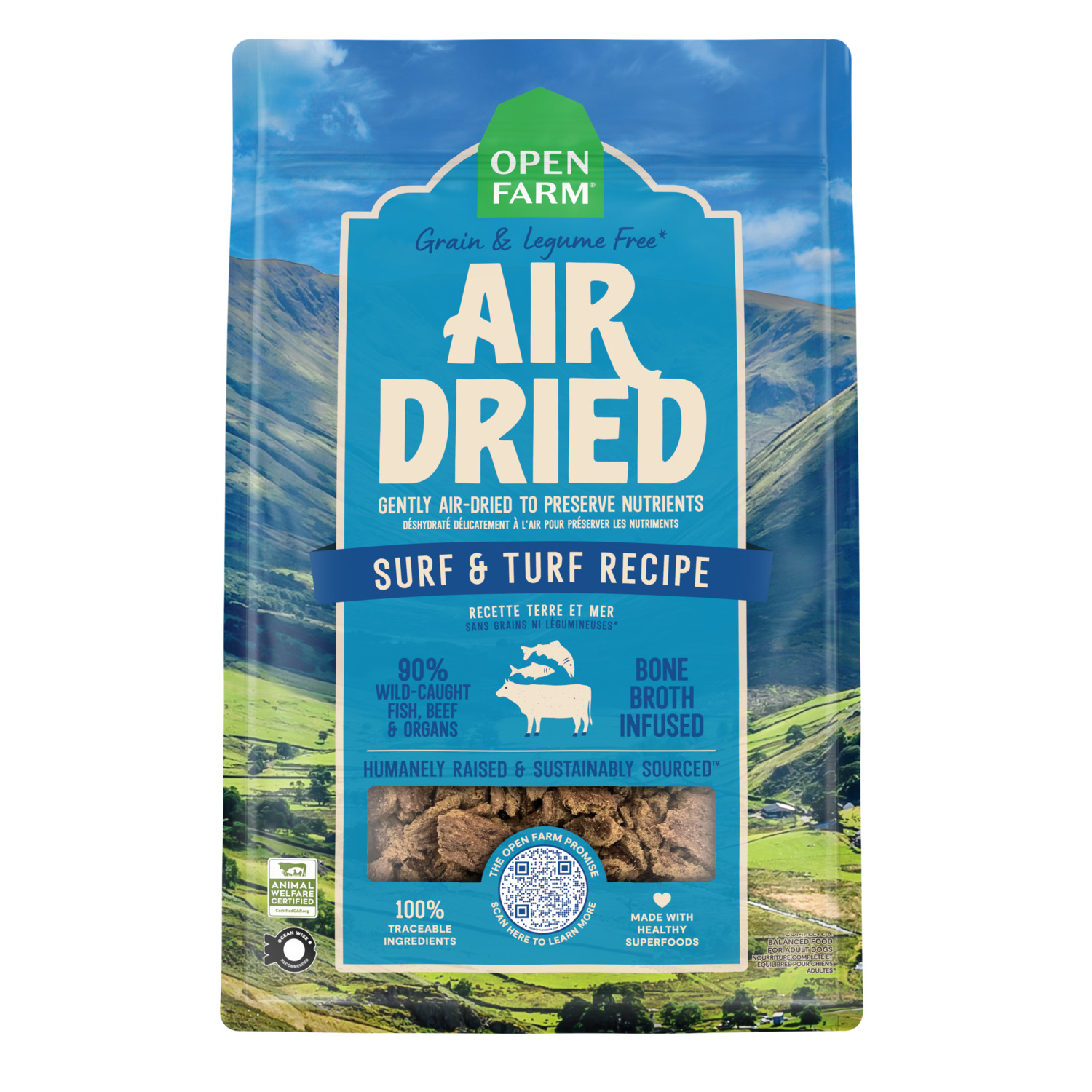 Open Farm Air Dried Surf & Turf Recipe Dog Food, 16Oz