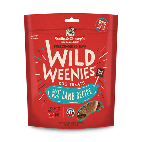 Stella & Chewy'S Wild Weenies Grain Free Lamb Recipe Freeze Dried Raw Dog Treat