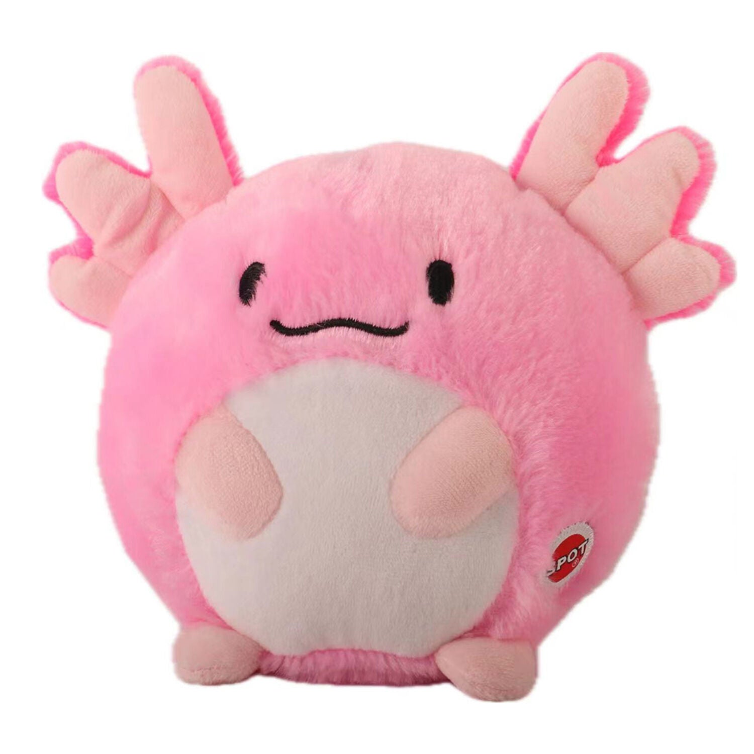 Spot Axolotl Butterball Plush Squeaky Dog Toy, 7" - Assorted