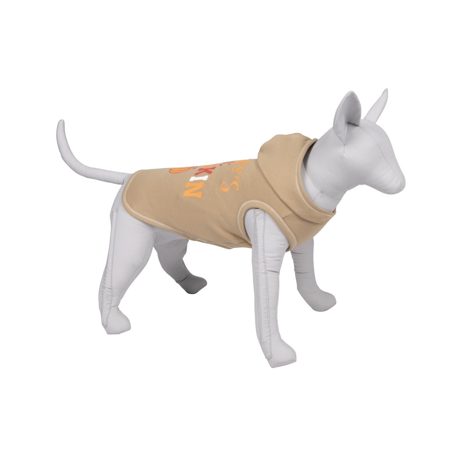 Simply Dog Mommy's Lil Pumpkin Tan Dog Hoodie, Extra Large