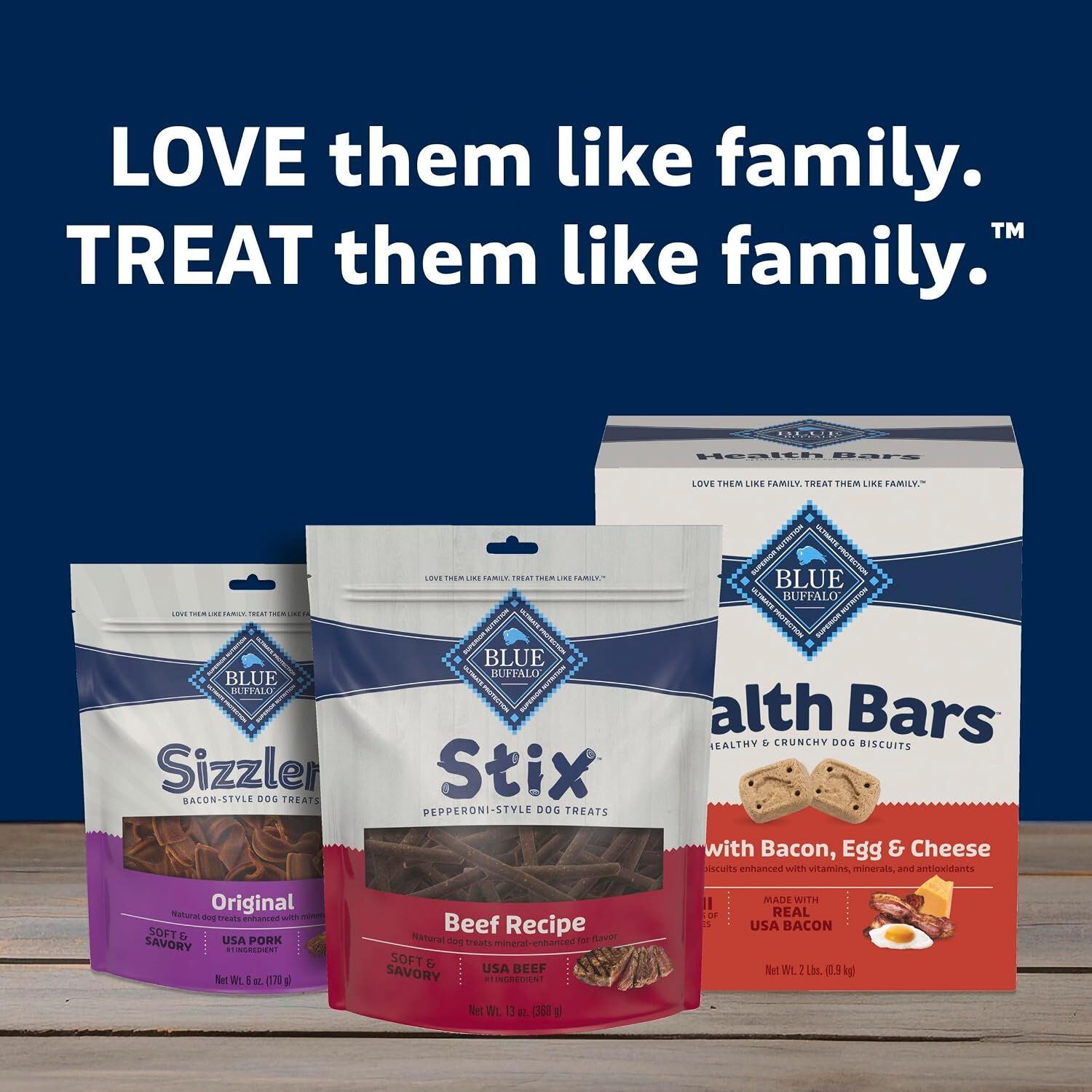 Blue Buffalo Stix Pepperoni-Style Soft & Chewy Dog Treats, Beef Recipe, 5-Oz Bag