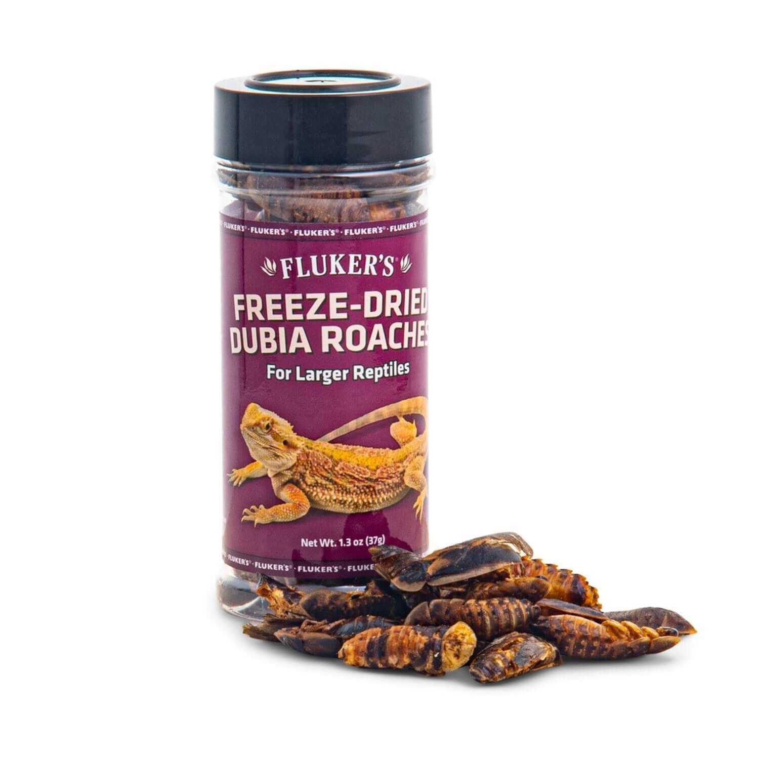 Fluker's Freeze Dried Dubia Roaches Reptile Food - 1.3-Oz